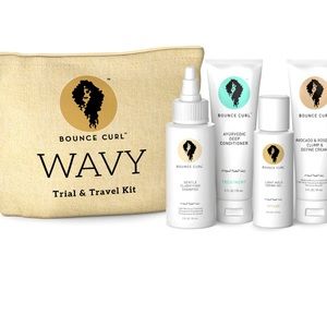 Wavy hair trial kit. Used the shampoo and conditioner one time.